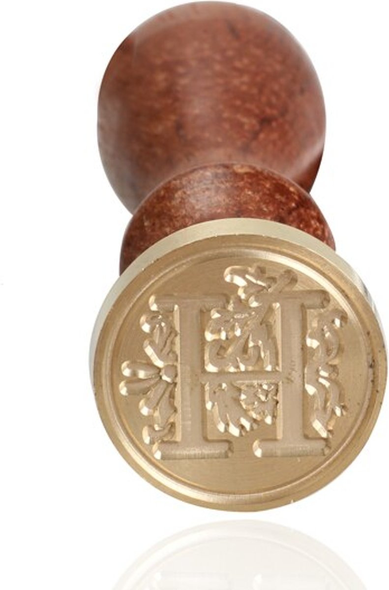 Houten Stempel met Letter H | Wax Seal | Stempelen